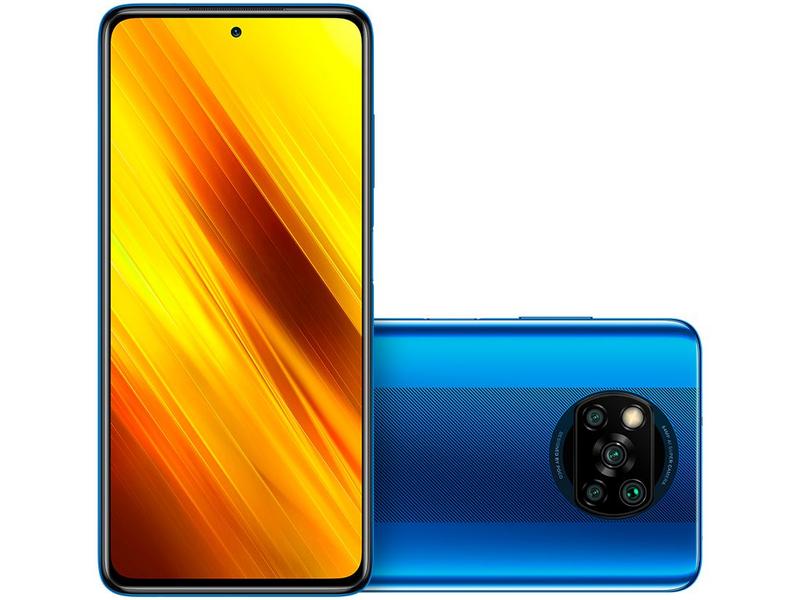 POCO X3 NFC 64GB スマートフォン 本体 ブルー Magazine Luiza | Pra você é Magalu!